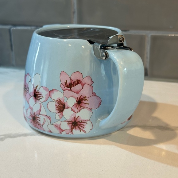 ALFRED Ceramic & Stainless Steel Teapot 20oz dripless spout heat resistant - Picture 4 of 16